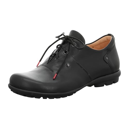 THINK! Kong Schnürhalbschuh, Herren Derby Schnürhalbschuhe, Schwarz (SCHWARZ 00), 44.5 EU von Think!