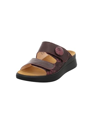 Think Meggie Damen chromfrei gegerbte nachhaltige Pantolette, Chianti/Kombi 5030, 42 EU von Think!