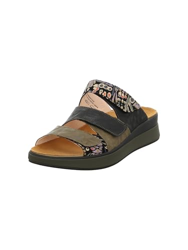 Think Meggie Damen chromfrei gegerbte nachhaltige Pantolette, Multicolour/Kombi 9030, 40 EU von Think