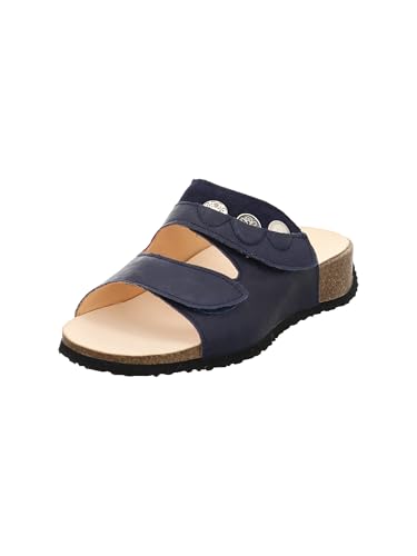 Think Mizzi Damen chromfrei gegerbte nachhaltige Pantolette, Indigo/Kombi 8010, 36 EU Think Mizzi Damen chromfrei gegerbte nachhaltige Pantolette, Indigo/Kombi 8010, 36 EU von Think!