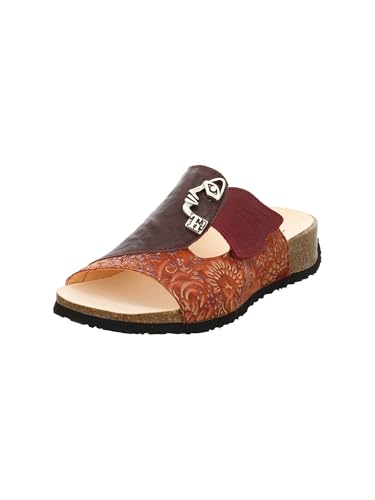 Think Mizzi Damen chromfrei gegerbte nachhaltige Pantolette, MATTONE/Kombi 9250, 39 EU von Think!