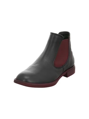 Think NINA Damen chromfrei gegerbte nachhaltige Chelsea Boot Stiefelette, SCHWARZ 0010, 39 EU von Think!