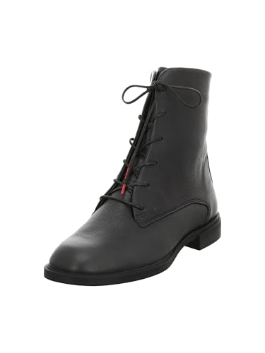 Think NINA Damen chromfrei gegerbte nachhaltige Stiefelette, SCHWARZ 0000, 39.5 EU von Think