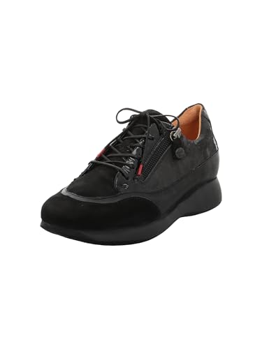 Think Nuvola Damen chromfrei gegerbte nachhaltige Sneaker, SCHWARZ/Kombi 0000, 36.5 EU Think Nuvola Damen chromfrei gegerbte nachhaltige Sneaker, SCHWARZ/Kombi 0000, 36.5 EU von Think!