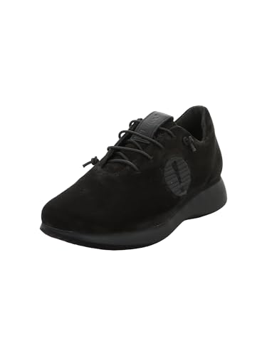 Think Nuvola Damen chromfrei gegerbte nachhaltige Sneaker, SCHWARZ/Kombi 0000, 40 EU von Think