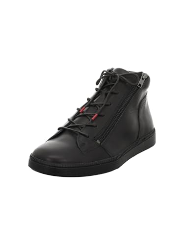 Think TURNA HE. Herren chromfrei gegerbte nachhaltige Halbschuhe, SCHWARZ 0000, 44.5 EU von Think