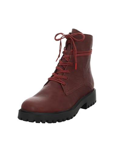 Think Trento Damen pflanzlich gegerbte nachhaltige Stiefelette, Chianti 5000, 40.5 EU von Think