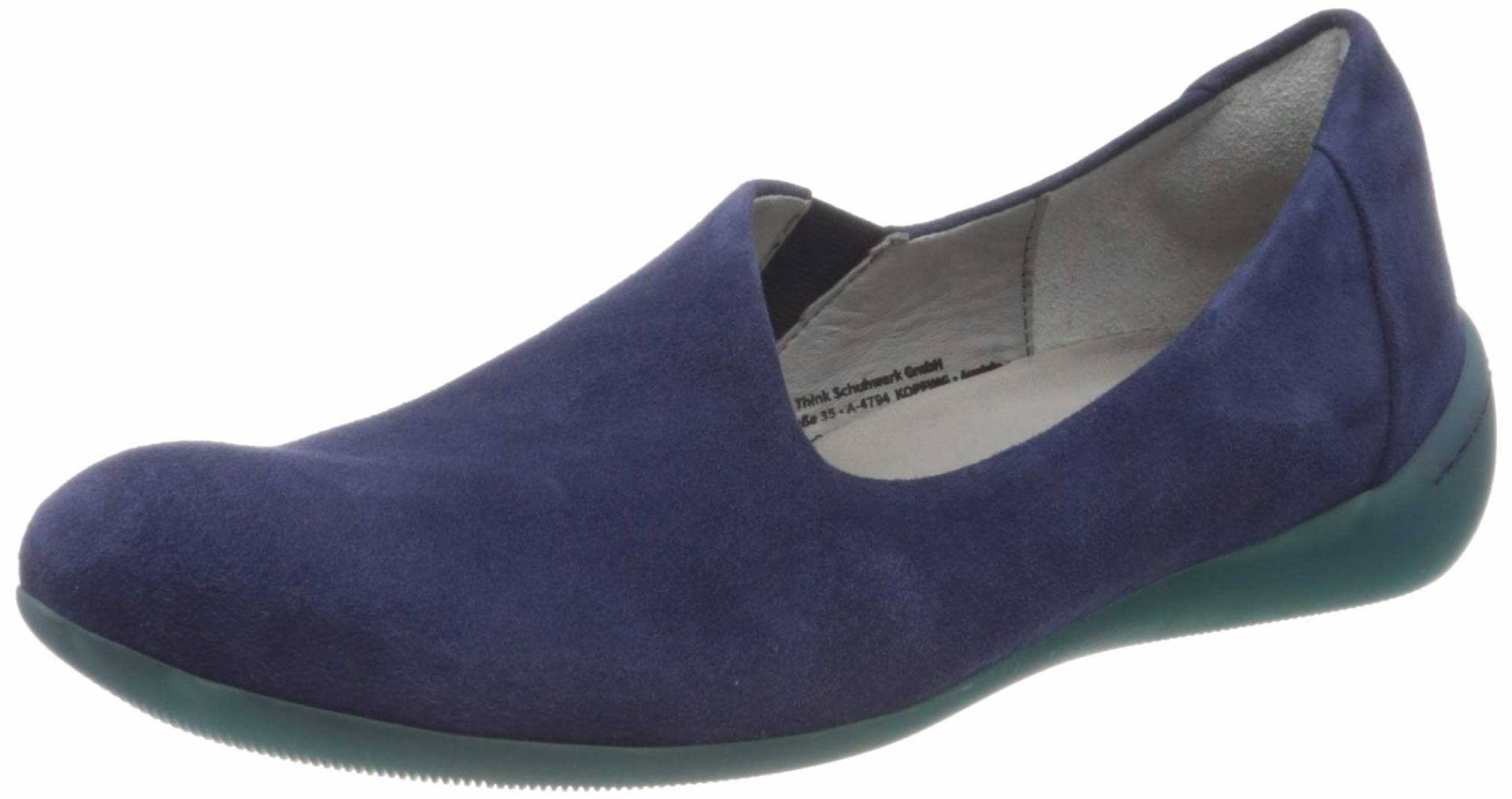 female Klassische Slipper blau 37,5 von Think