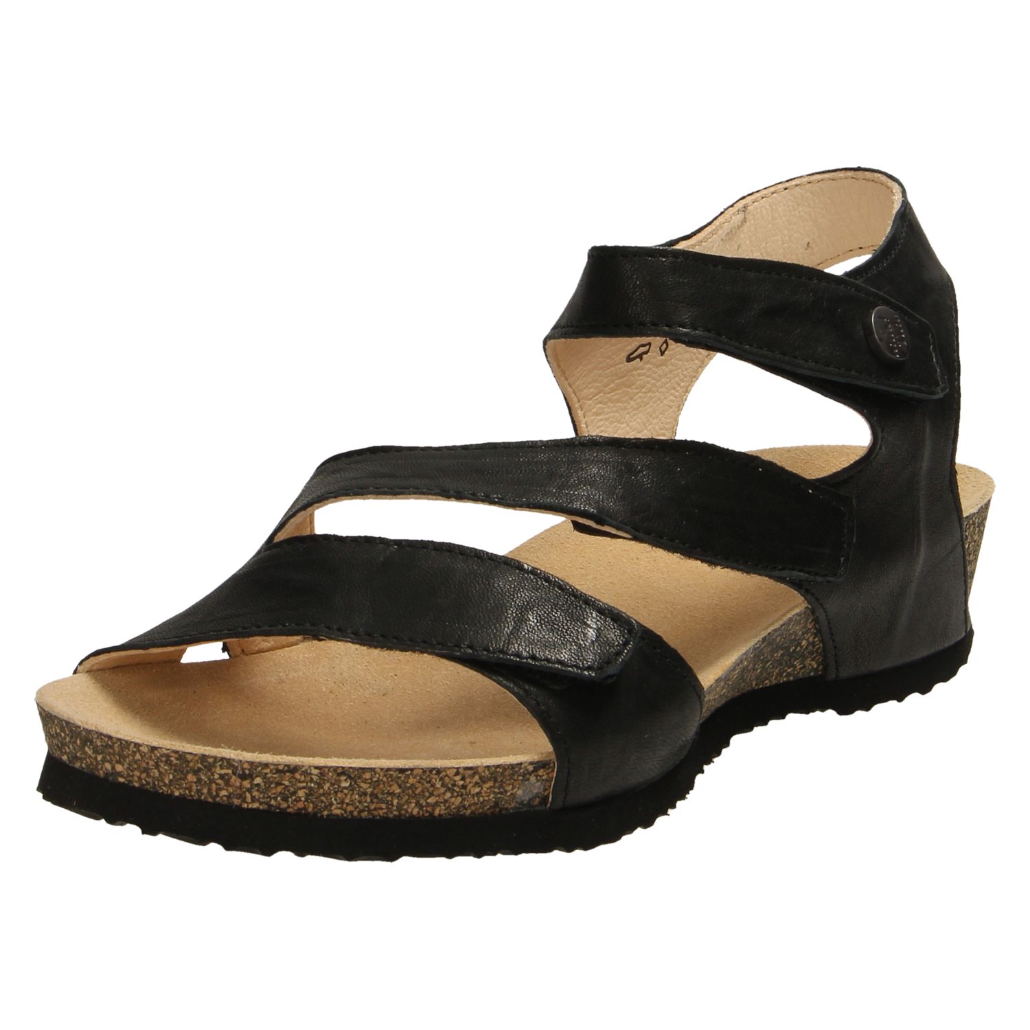 female Komfort Sandalen schwarz 37 von Think