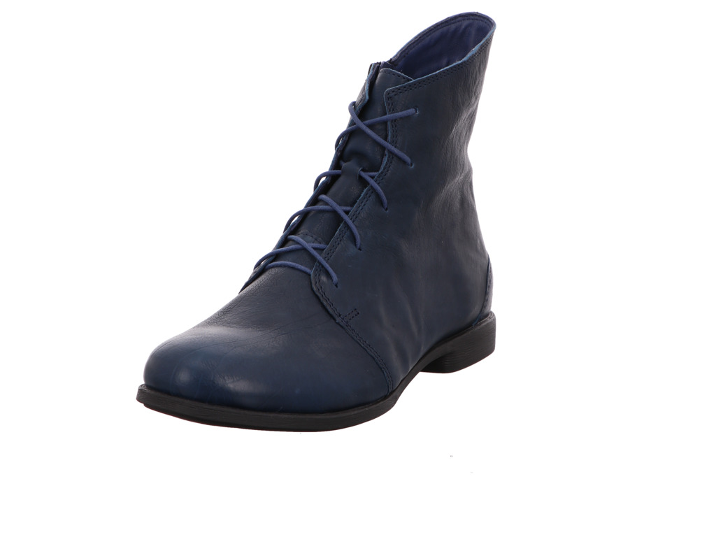 female Schnür-Stiefeletten blau 38 von Think