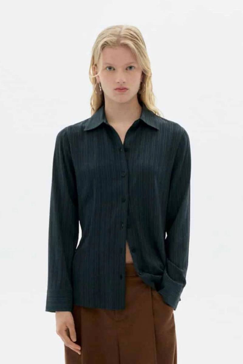 Bluse Katha Grün von Thinking MU