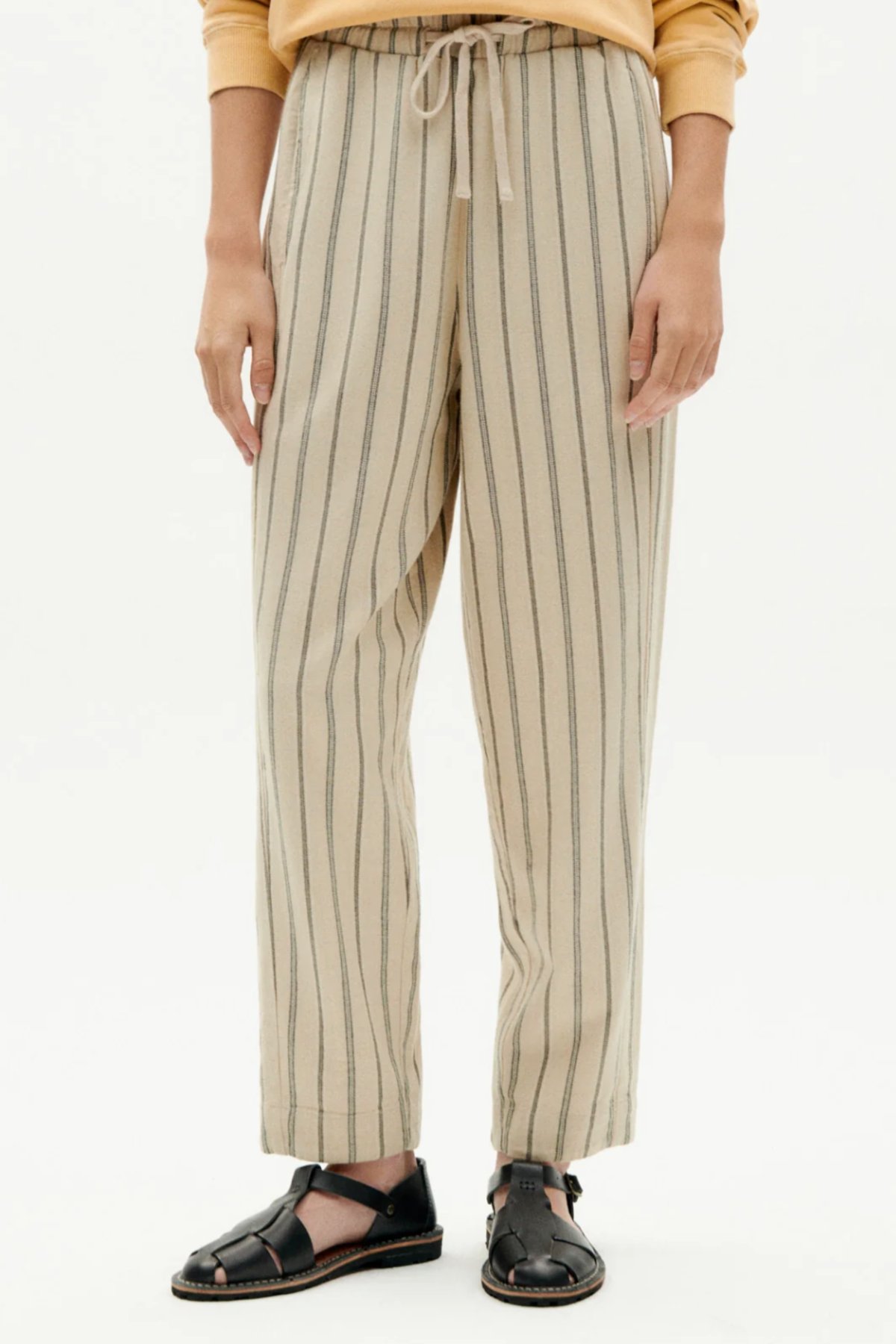 Hose Esther Fog Canvas Stripes Beige Hose Esther Fog Canvas Stripes Beige von Thinking MU