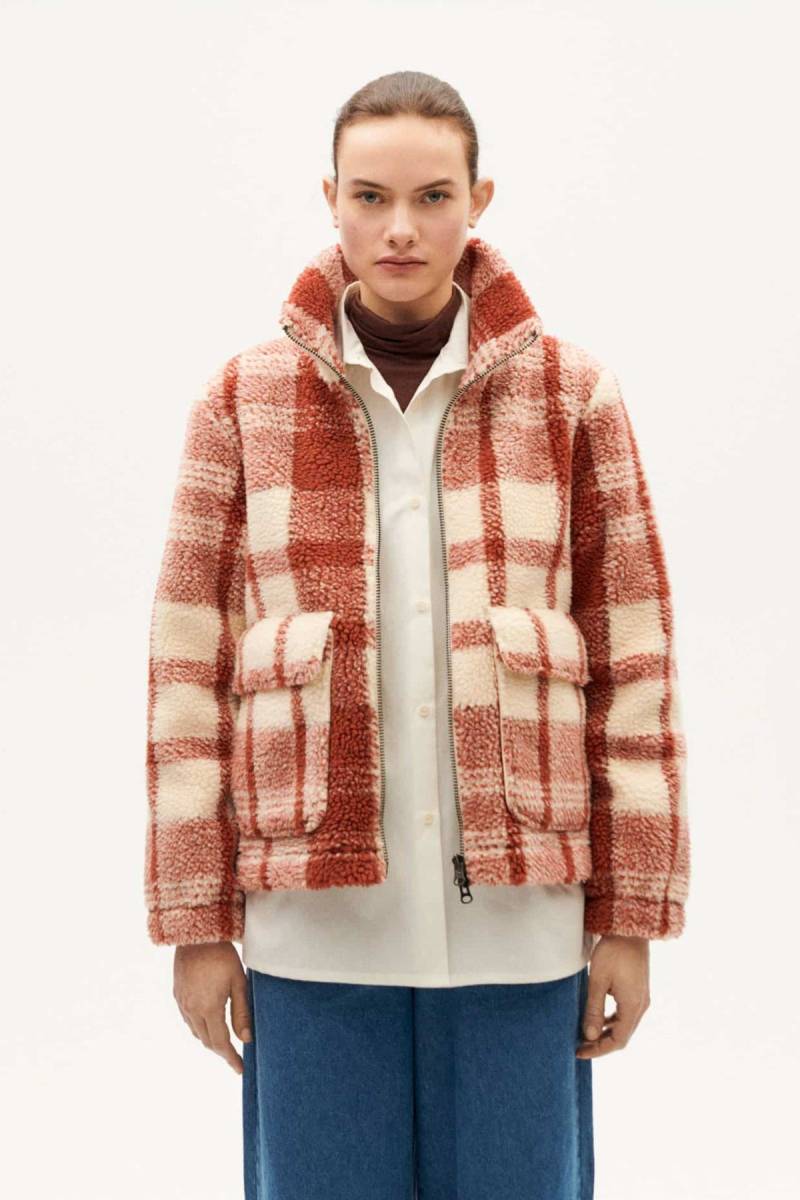 Jacke Sophie Checks Rot Jacke Sophie Checks Rot von Thinking MU