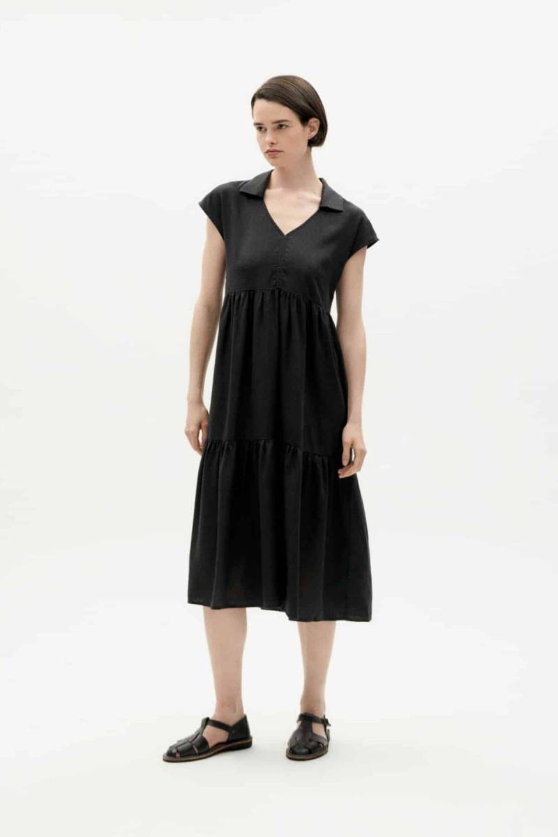 Kleid Ona Hanf Schwarz von Thinking MU