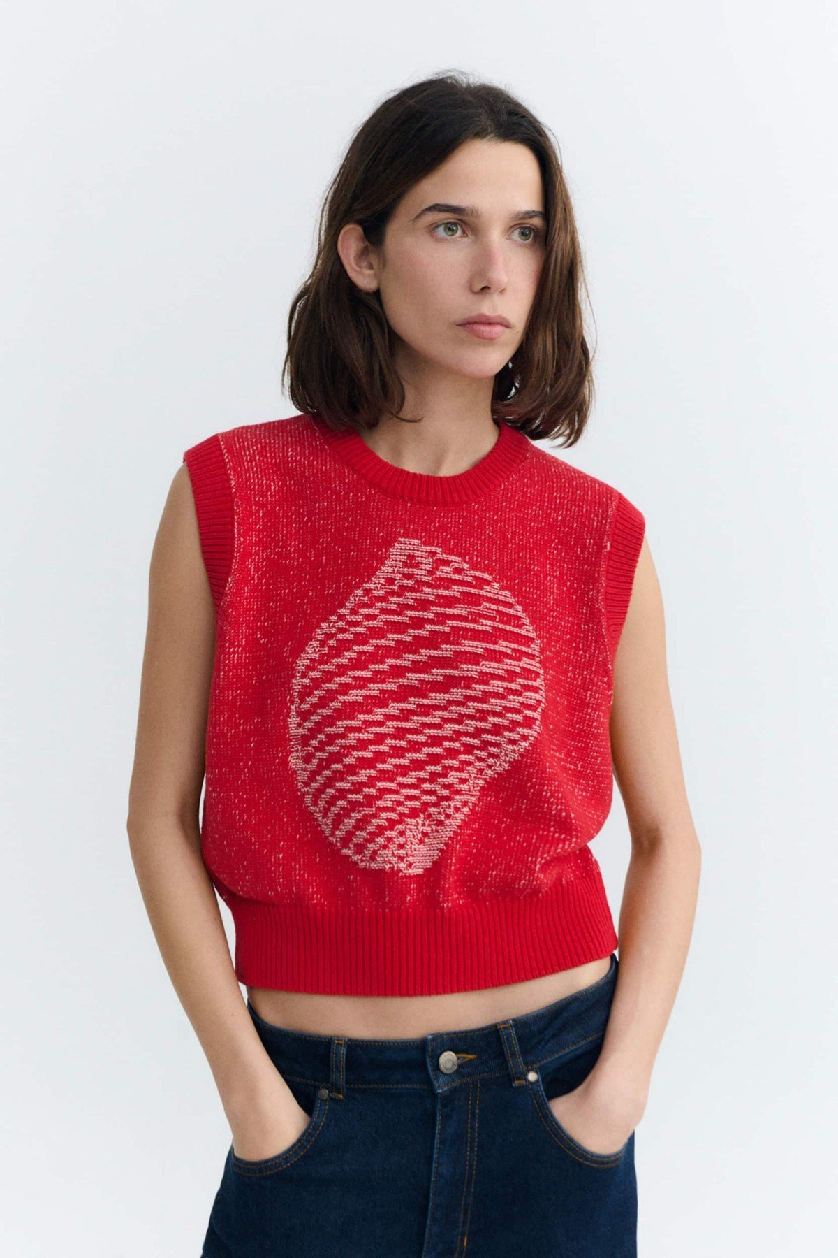 Pullunder Aria Shell Rot von Thinking MU