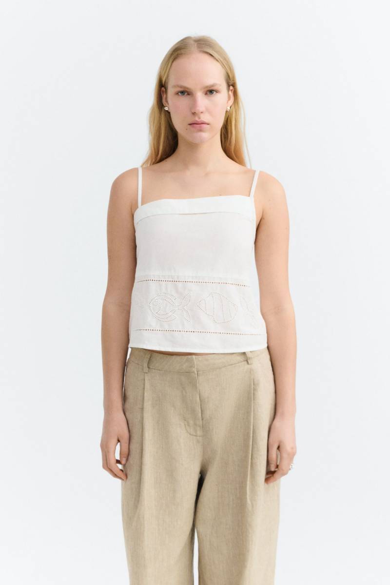 Top Raida Fish And Shell Weiß von Thinking MU