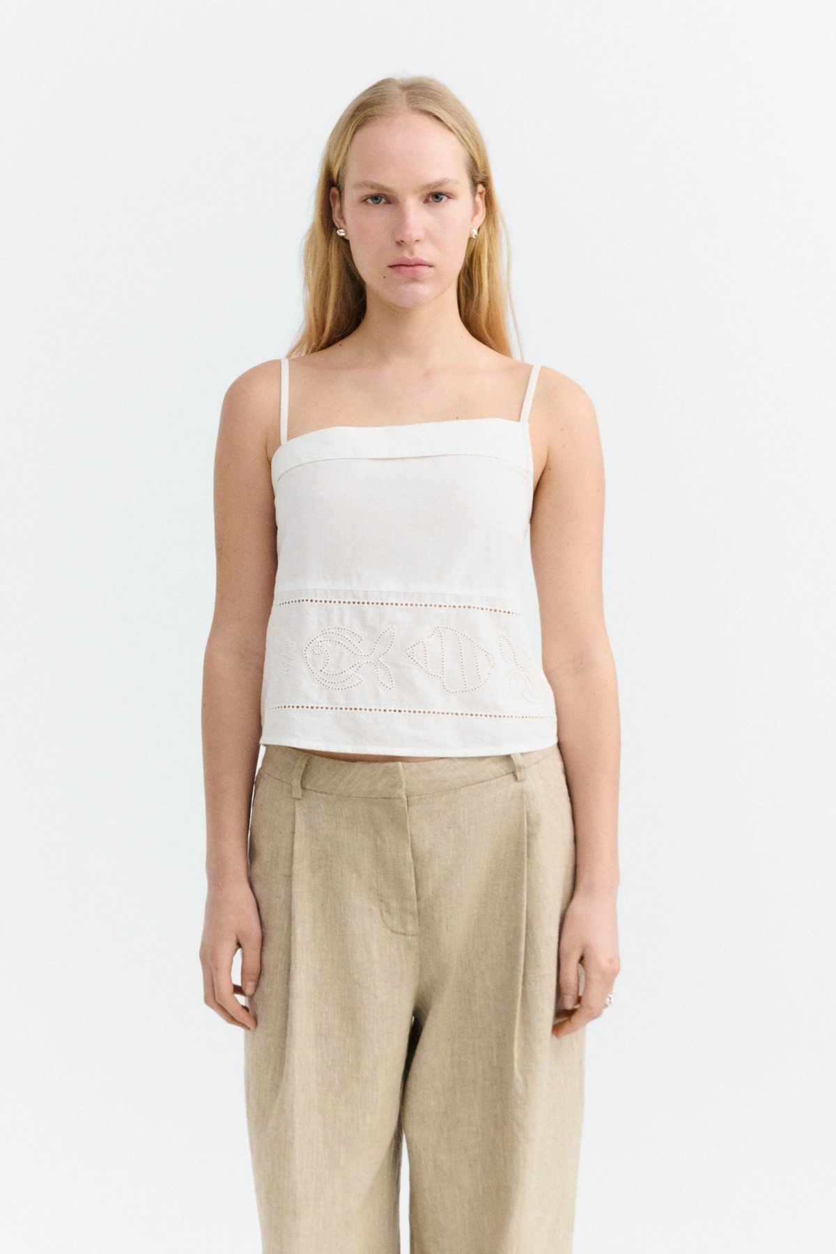 Top Raida Fish And Shell Weiß von Thinking MU