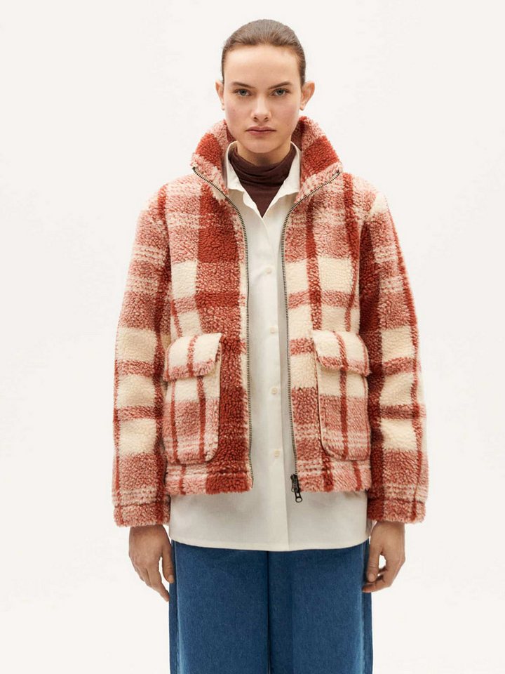 Thinking Mu Fleecejacke Picnic Checks Sophie Jacket von Thinking Mu