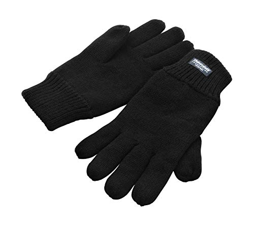 Thinsulate - Herren 3M Winter Handschuhe Thermo Futter - Schwarz, S/M von Thinsulate