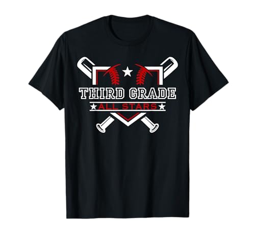 Baseball der dritten Klasse Baseball der dritten Klasse für Kinder Zurück zur Schule T-Shirt Baseball der dritten Klasse Baseball der dritten Klasse für Kinder Zurück zur Schule T-Shirt von Third Grade Baseball 3rd Grade Kids Back To School