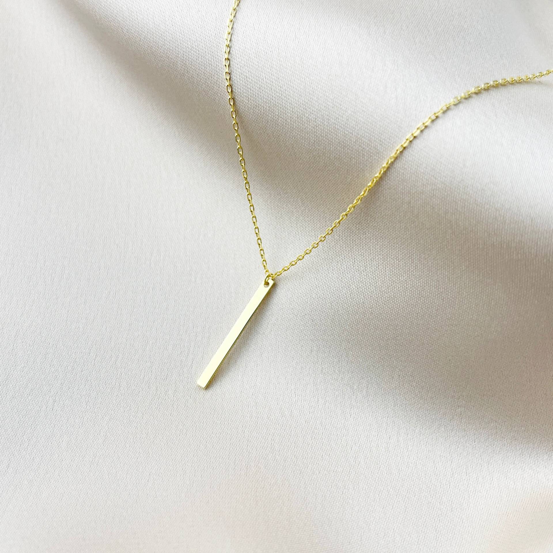Lange Gold Bar Lariat Y Halskette Lange Layering Vertikale Lange Gold Bar Lariat Y Halskette Lange Layering Vertikale von ThirtyPercentJewelry