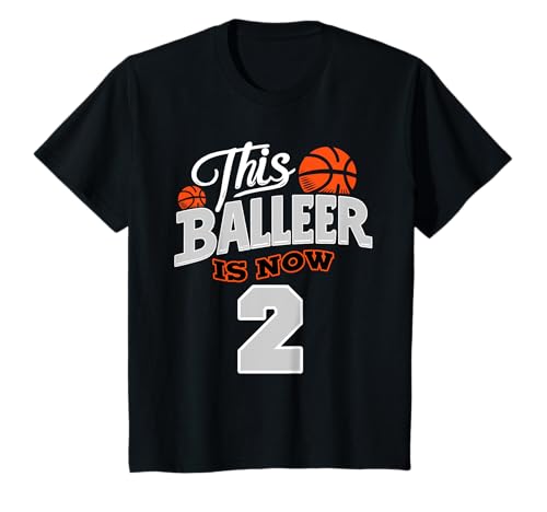 Kinder Basketballspieler 2 Jahre alter Junge Sportliebhaber 2. Geburtstag T-Shirt Kinder Basketballspieler 2 Jahre alter Junge Sportliebhaber 2. Geburtstag T-Shirt von This Baller is Now 2 Basketball Lover Shirt