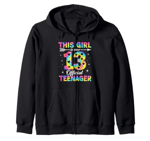 This Girl is Now 13th Birthday Official Teenager Kapuzenjacke von This Girl Is Now 13 Year Old Official Teenager Tee