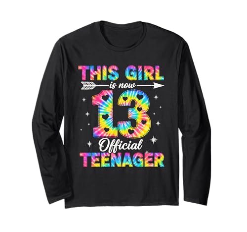 This Girl is Now 13th Birthday Official Teenager Langarmshirt von This Girl Is Now 13 Year Old Official Teenager Tee