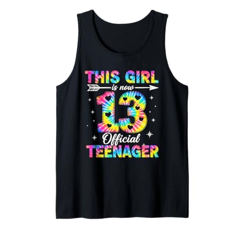 This Girl is Now 13th Birthday Official Teenager Tank Top von This Girl Is Now 13 Year Old Official Teenager Tee
