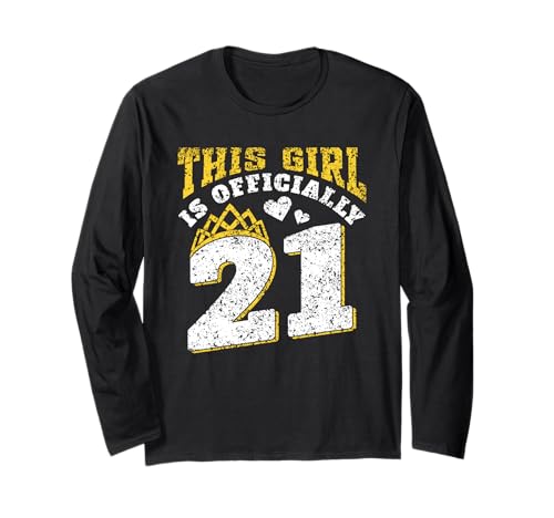 Dieses Mädchen Ist Offiziell 21 Jahre Party Geburtstag Langarmshirt Dieses Mädchen Ist Offiziell 21 Jahre Party Geburtstag Langarmshirt von This Girl Is Officially 21 Feier Geburtstag