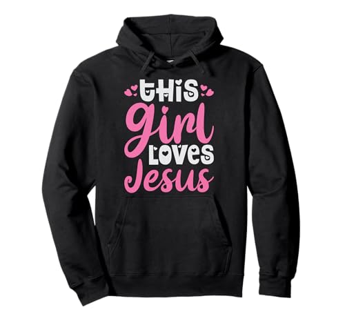 This Girl Loves Jesus Jesus Christlicher Glaube Jesus Pullover Hoodie von This Girl Loves Jesus