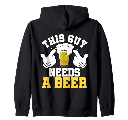 Lustiges Geschenk für Herren mit Aufschrift "This Guy Needs A Beer" Kapuzenjacke Lustiges Geschenk für Herren mit Aufschrift "This Guy Needs A Beer" Kapuzenjacke von This Guy Needs A Beer Drinking Meme Tees By Mj