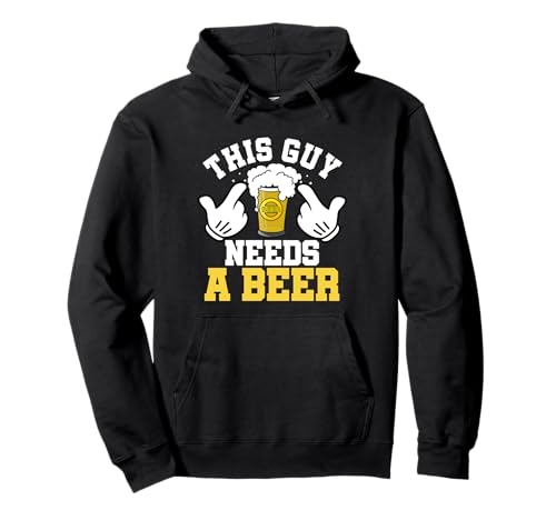 Lustiges Geschenk für Herren mit Aufschrift "This Guy Needs A Beer" Pullover Hoodie Lustiges Geschenk für Herren mit Aufschrift "This Guy Needs A Beer" Pullover Hoodie von This Guy Needs A Beer Drinking Meme Tees By Mj