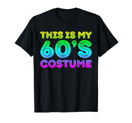 This Is My 60s Kostüm T-Shirt Herren Damen 60er Jahre Kostüm Hemd T-Shirt von This Is My 60s Costume Shirts