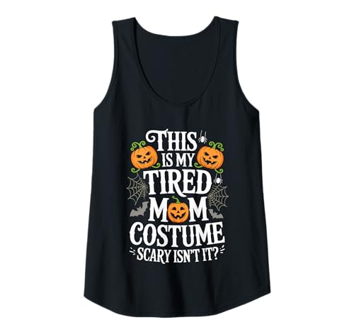 Damen This is My Tired Mom Kostüm Shirt Damen Halloween Kostüm Tank Top Damen This is My Tired Mom Kostüm Shirt Damen Halloween Kostüm Tank Top von This Is My Tired Mom Costume Shirts