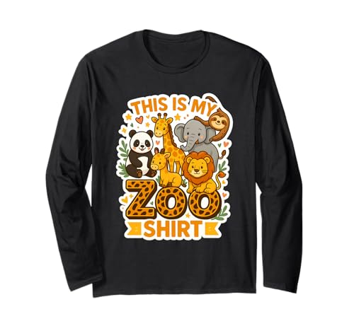 Das ist mein Zoo Shirt Kinder Wildtier Familien Abenteuer Langarmshirt Das ist mein Zoo Shirt Kinder Wildtier Familien Abenteuer Langarmshirt von This Is My Zoo Day Shirt Kids Family Zoo Lover