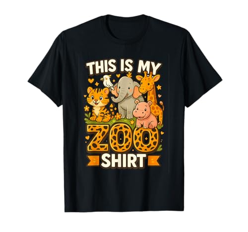 Das ist mein Zoo Shirt Kinder Wildtier Familien Abenteuer T-Shirt Das ist mein Zoo Shirt Kinder Wildtier Familien Abenteuer T-Shirt von This Is My Zoo Day Shirt Kids Family Zoo Lover