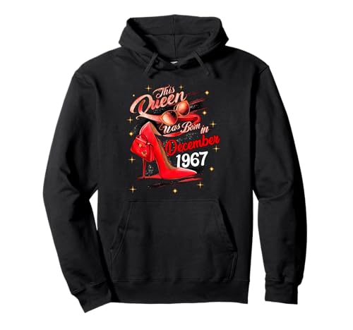 Diese Königin wurde im Dezember 1967 geboren Dezember Geburtstag Frauen Pullover Hoodie von This Queen Was Born In December 1967 December