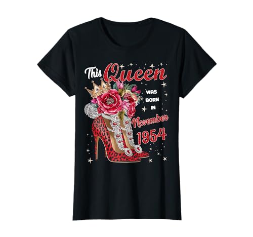 Diese Königin wurde im November 1954 geboren November Geburtstag Frauen T-Shirt Diese Königin wurde im November 1954 geboren November Geburtstag Frauen T-Shirt von This Queen Was Born In November 1954 November