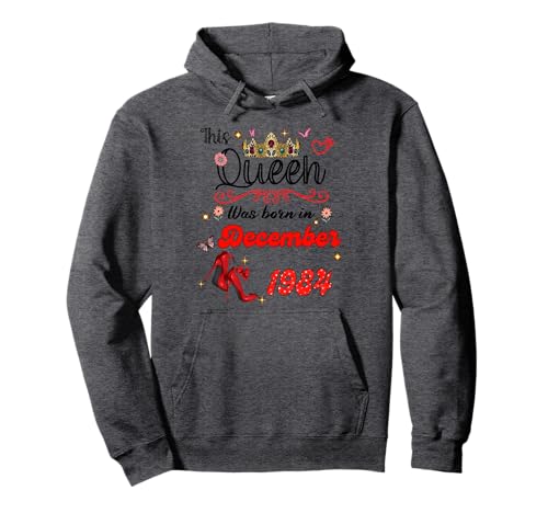 Diese Königin wurde im Dezember 1984 geboren Dezember Geburtstag Frauen Pullover Hoodie von This Queen Was Born On December 1984 December