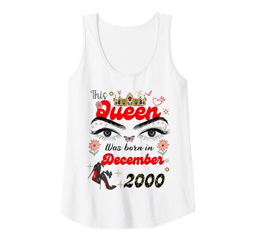 Damen Diese Königin wurde im Dezember 2000 geboren Dezember Geburtstag Frauen Tank Top Damen Diese Königin wurde im Dezember 2000 geboren Dezember Geburtstag Frauen Tank Top von This Queen Was Born On December 2000 December