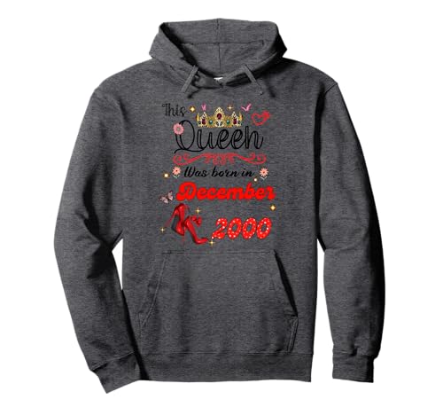 Diese Königin wurde im Dezember 2000 geboren Dezember Geburtstag Frauen Pullover Hoodie von This Queen Was Born On December 2000 December