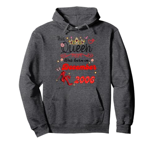 Diese Königin wurde im Dezember 2006 geboren Dezember Geburtstag Frauen Pullover Hoodie Diese Königin wurde im Dezember 2006 geboren Dezember Geburtstag Frauen Pullover Hoodie von This Queen Was Born On December 2006 December
