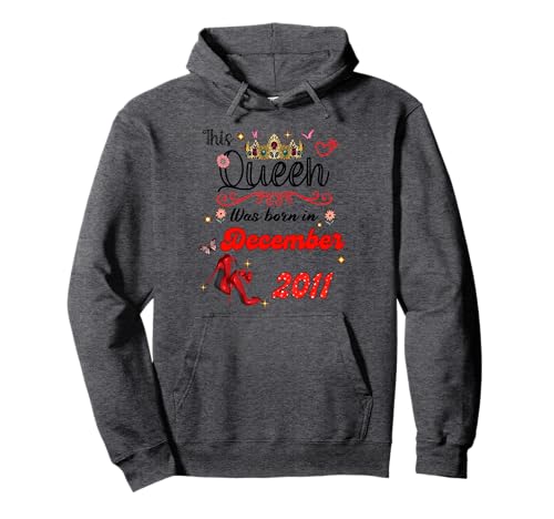 Diese Königin wurde im Dezember 2011 geboren Dezember Geburtstag Frauen Pullover Hoodie von This Queen Was Born On December 2011 December