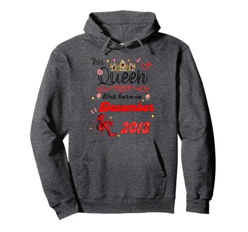 Diese Königin wurde im Dezember 2013 geboren Dezember Geburtstag Frauen Pullover Hoodie Diese Königin wurde im Dezember 2013 geboren Dezember Geburtstag Frauen Pullover Hoodie von This Queen Was Born On December 2013 December