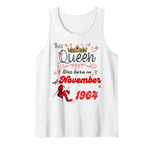 Diese Königin wurde im November 1964 geboren November Geburtstag Frauen Tank Top Diese Königin wurde im November 1964 geboren November Geburtstag Frauen Tank Top von This Queen Was Born On November 1964 November
