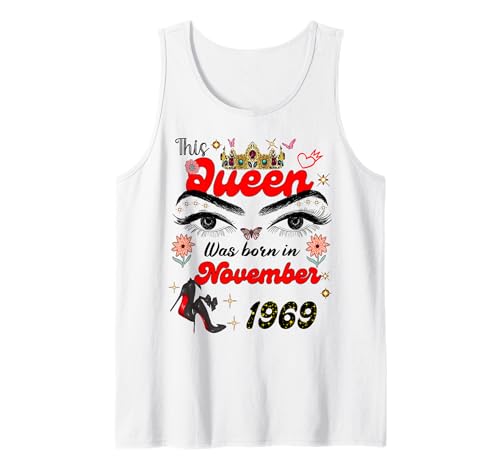 Diese Königin wurde im November 1969 geboren November Geburtstag Frauen Tank Top von This Queen Was Born On November 1969 November