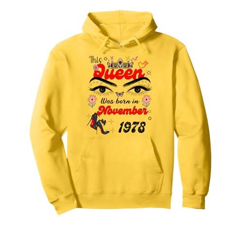 Diese Königin wurde im November 1978 geboren November Geburtstag Frauen Pullover Hoodie Diese Königin wurde im November 1978 geboren November Geburtstag Frauen Pullover Hoodie von This Queen Was Born On November 1978 November