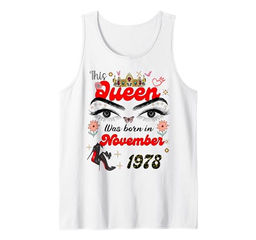 Diese Königin wurde im November 1978 geboren November Geburtstag Frauen Tank Top Diese Königin wurde im November 1978 geboren November Geburtstag Frauen Tank Top von This Queen Was Born On November 1978 November