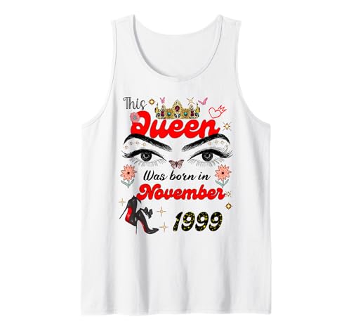 Diese Königin wurde im November 1999 geboren November Geburtstag Frauen Tank Top von This Queen Was Born On November 1999 November